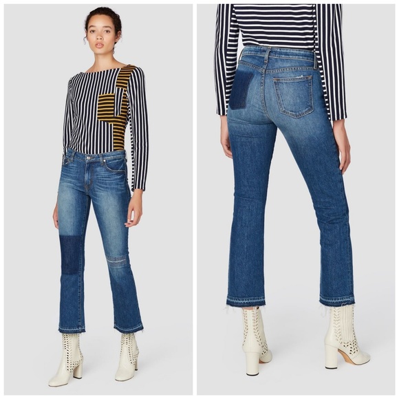 Derek Lam Denim - NWT, DEREK LAM 10 CROSBY, Gia Cropped Flare Jeans